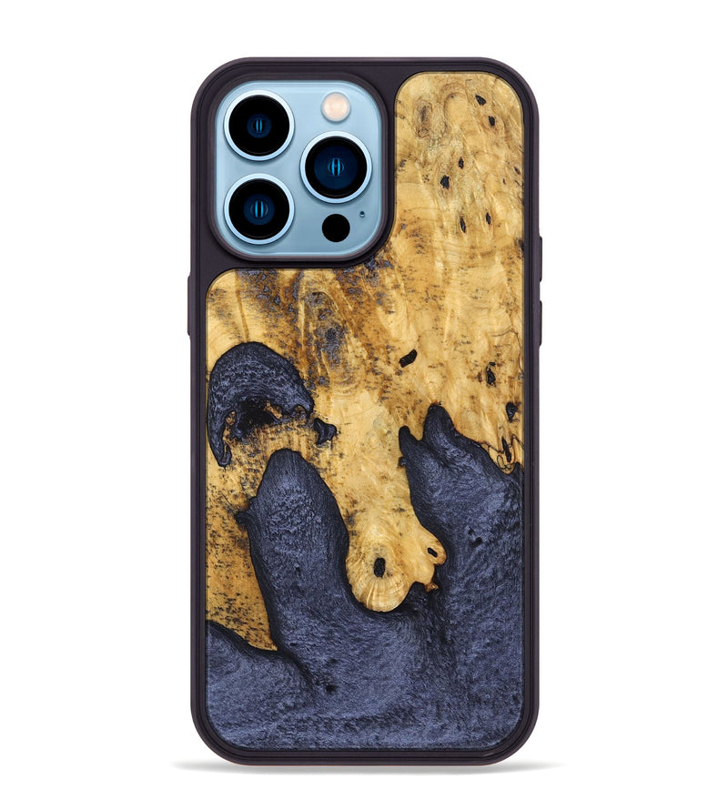 iPhone 14 Pro Max Wood Phone Case - Garry (Wood Burl, 827810)