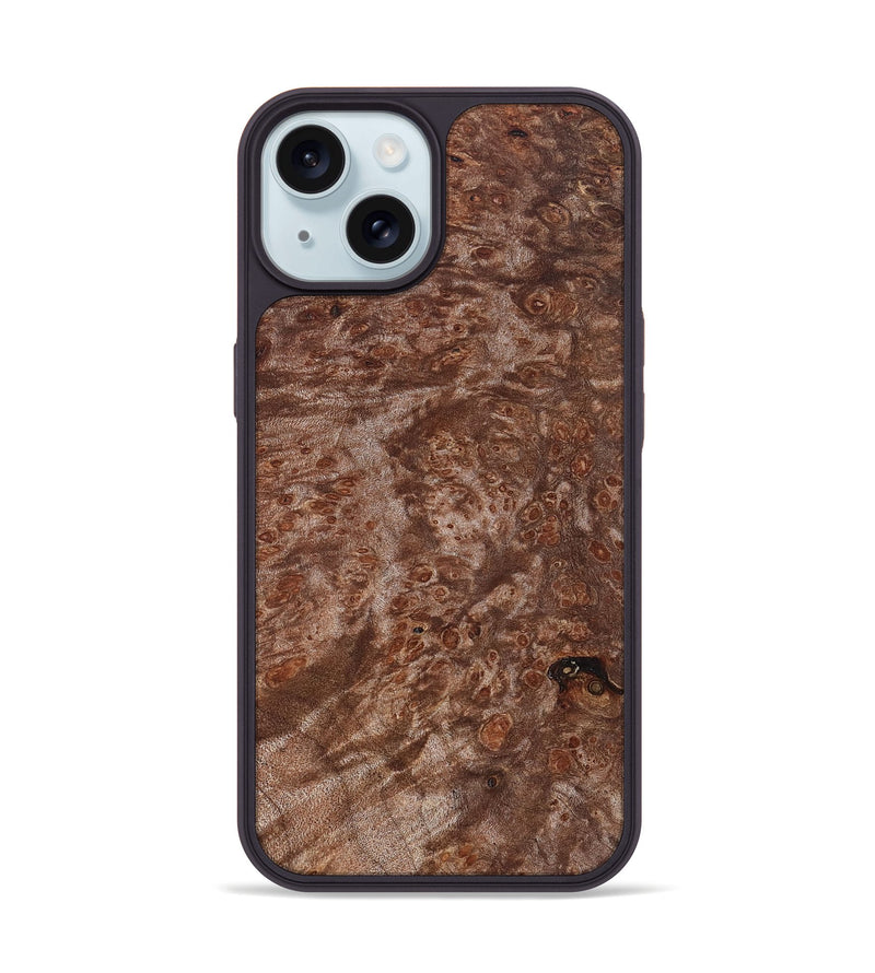 iPhone 15 Wood Phone Case - Eileen (Wood Burl, 827811)