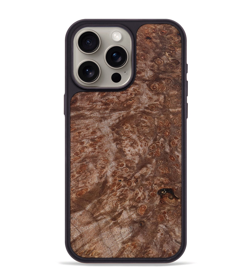 iPhone 15 Pro Max Wood Phone Case - Eileen (Wood Burl, 827811)