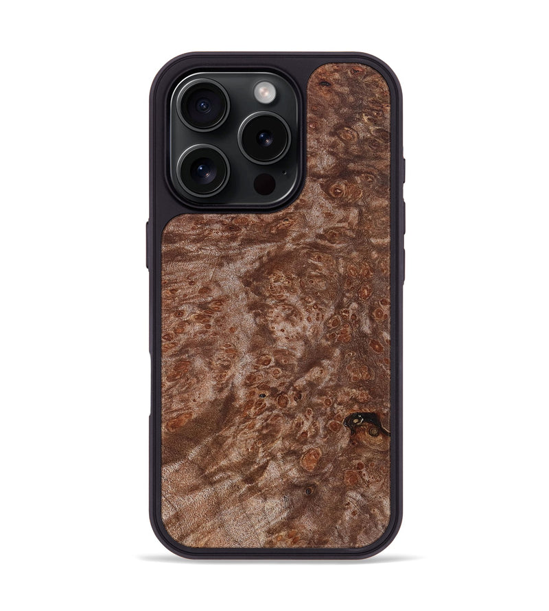 iPhone 16 Pro Wood Phone Case - Eileen (Wood Burl, 827811)