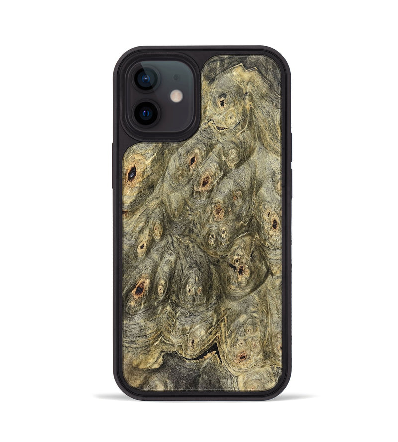 iPhone 12 Wood Phone Case - Beryl (Wood Burl, 827815)