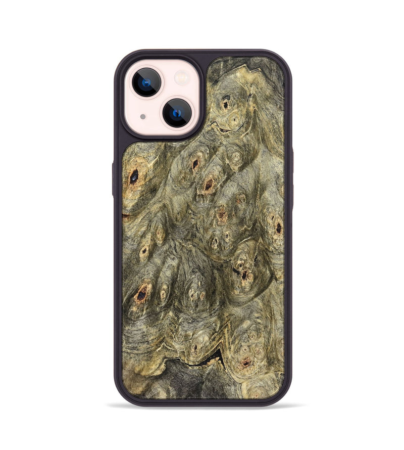 iPhone 14 Wood Phone Case - Beryl (Wood Burl, 827815)