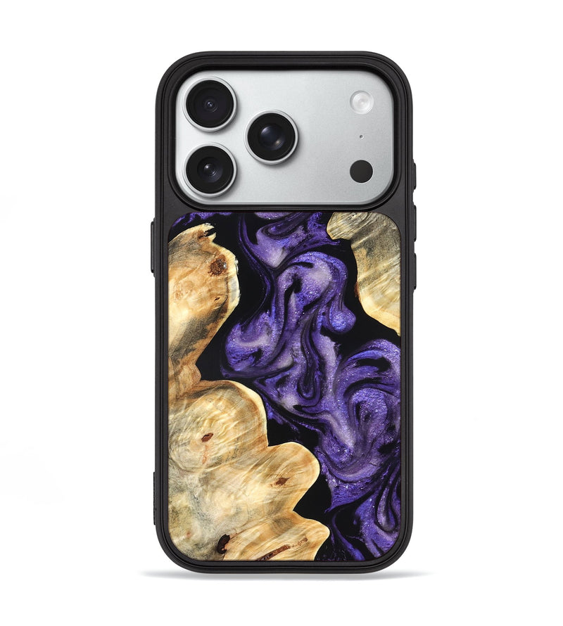 iPhone 18 Pro Wood Phone Case - Matie (Purple, 827817)