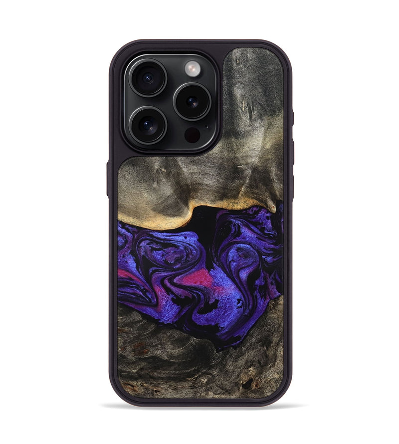 iPhone 15 Pro Wood Phone Case - Marlowe (Purple, 827818)