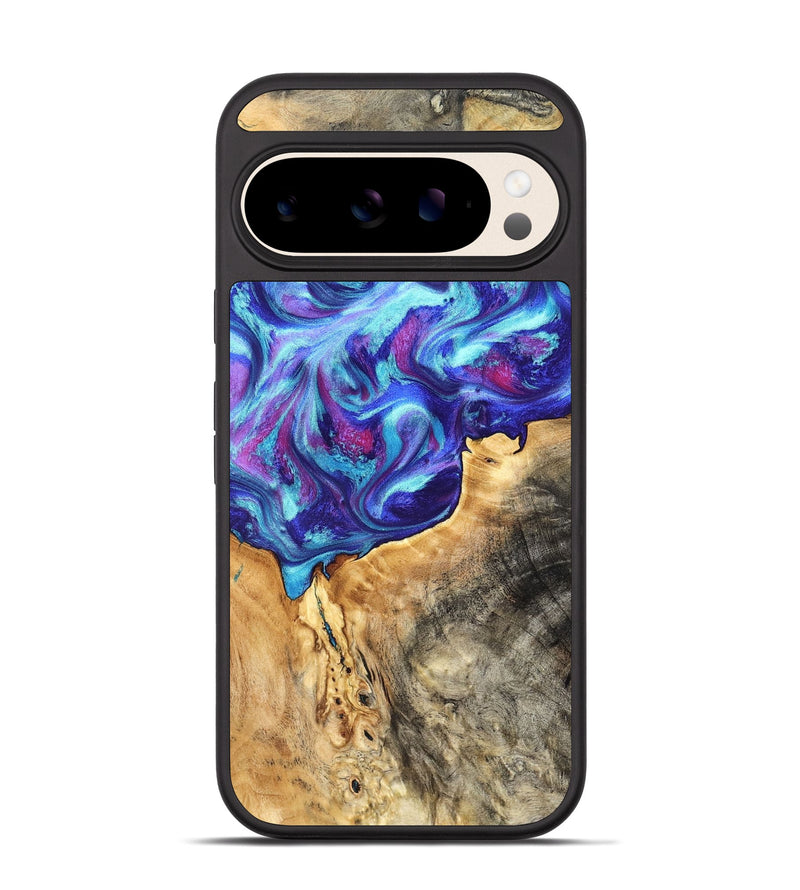 Pixel 10 Wood Phone Case - Elmo (Purple, 827819)