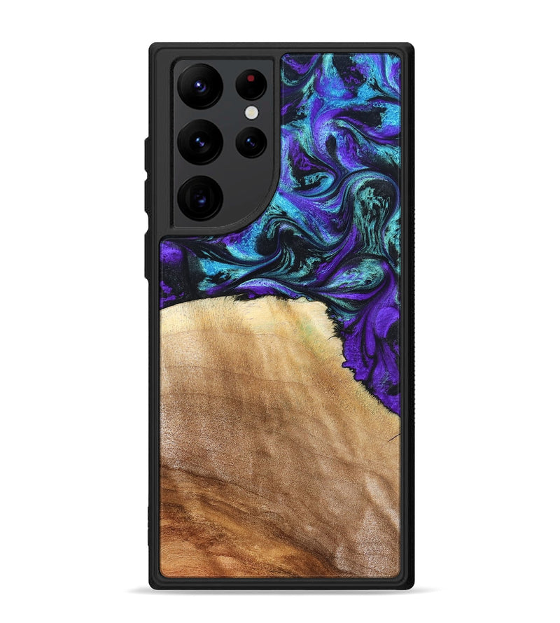 Galaxy S22 Ultra Wood Phone Case - Lilla (Purple, 827820)