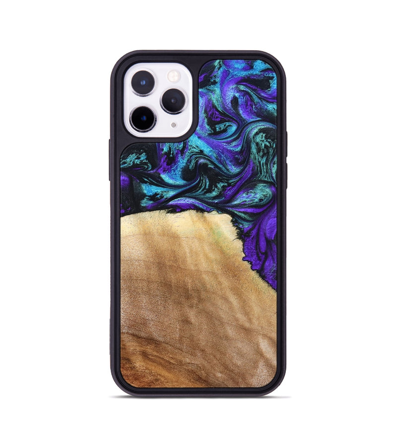 iPhone 11 Pro Wood Phone Case - Lilla (Purple, 827820)
