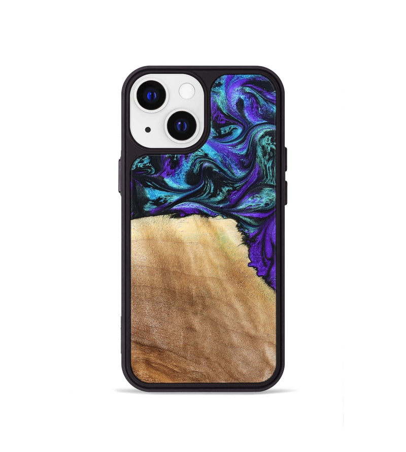 iPhone 13 mini Wood Phone Case - Lilla (Purple, 827820)
