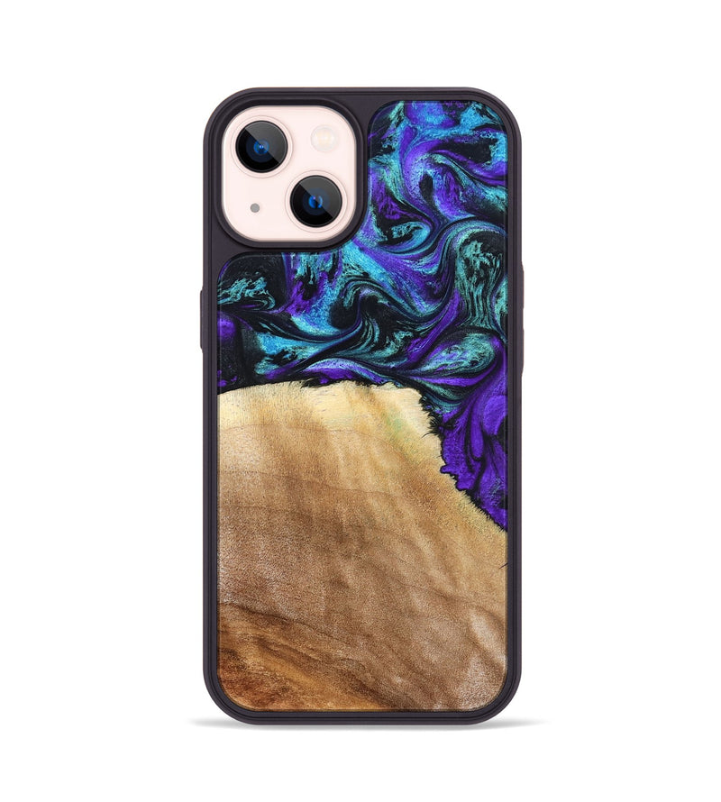 iPhone 14 Wood Phone Case - Lilla (Purple, 827820)