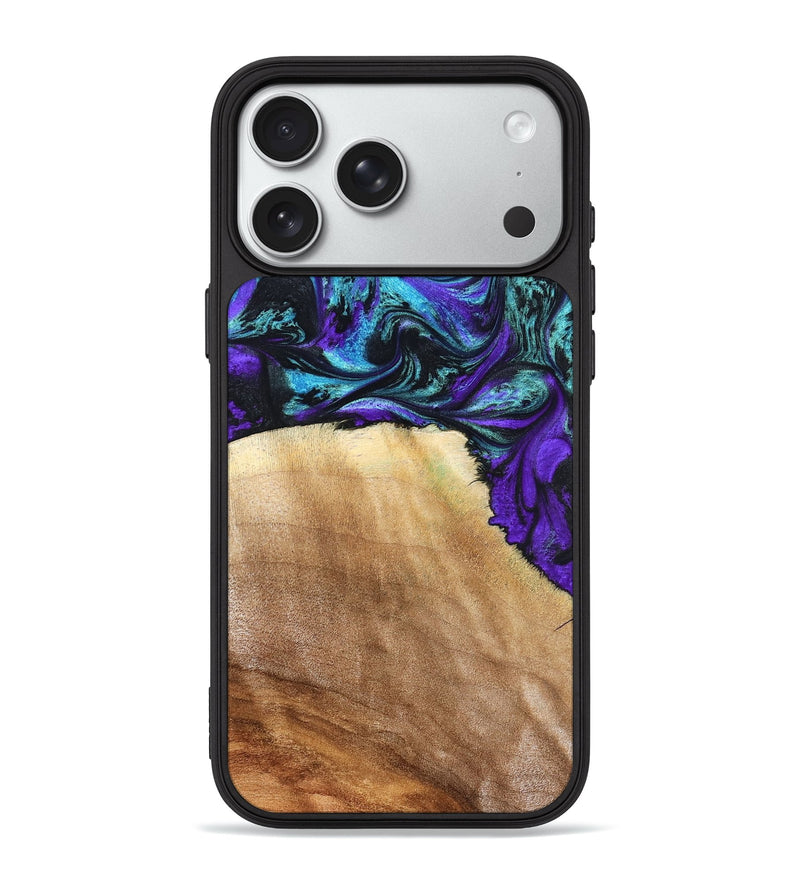 iPhone 18 Pro Max Wood Phone Case - Lilla (Purple, 827820)