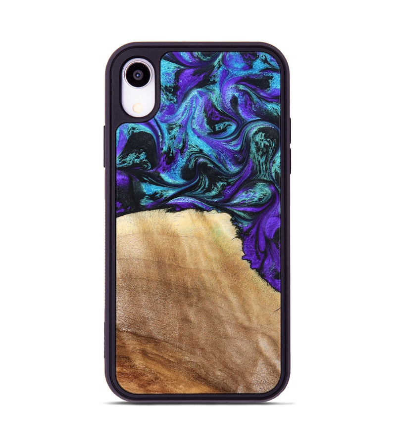 iPhone Xr Wood Phone Case - Lilla (Purple, 827820)