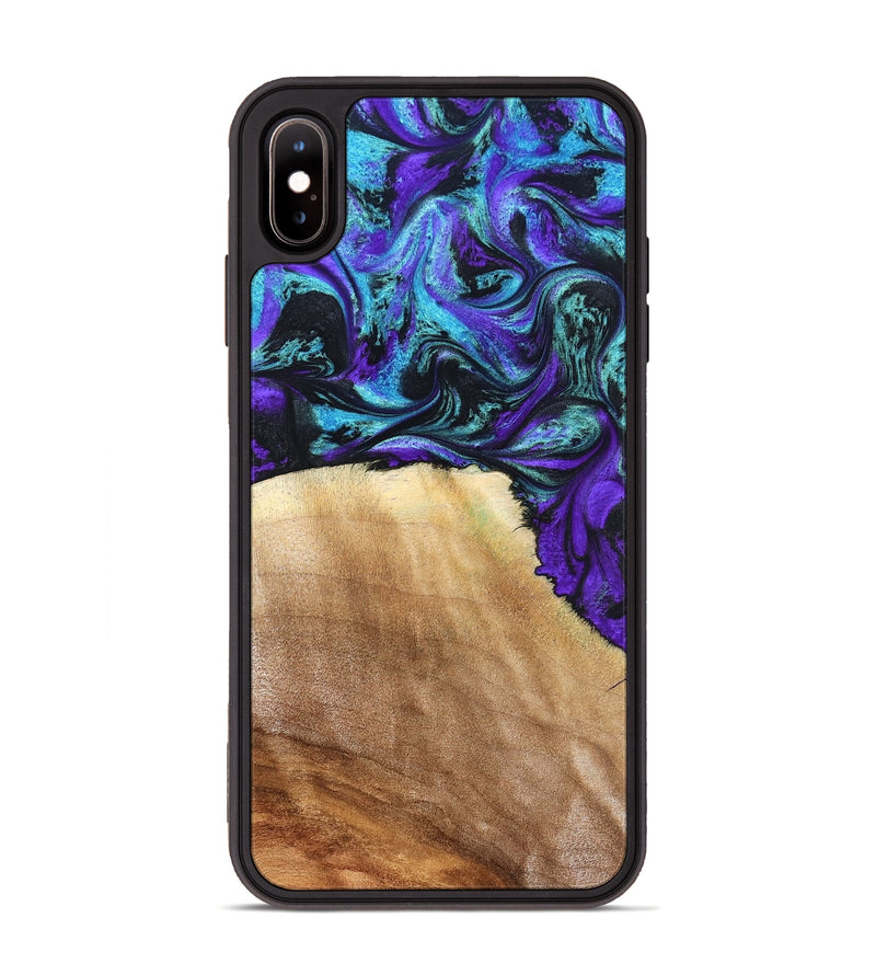 iPhone Xs Max Wood Phone Case - Lilla (Purple, 827820)