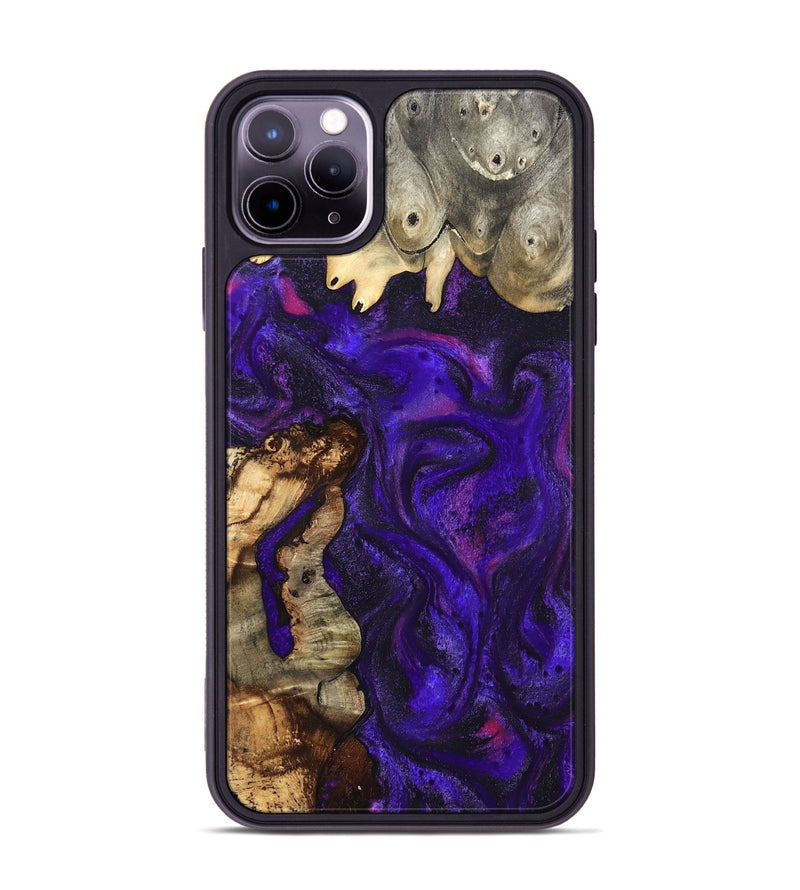 iPhone 11 Pro Max Wood Phone Case - Deja (Purple, 827821)