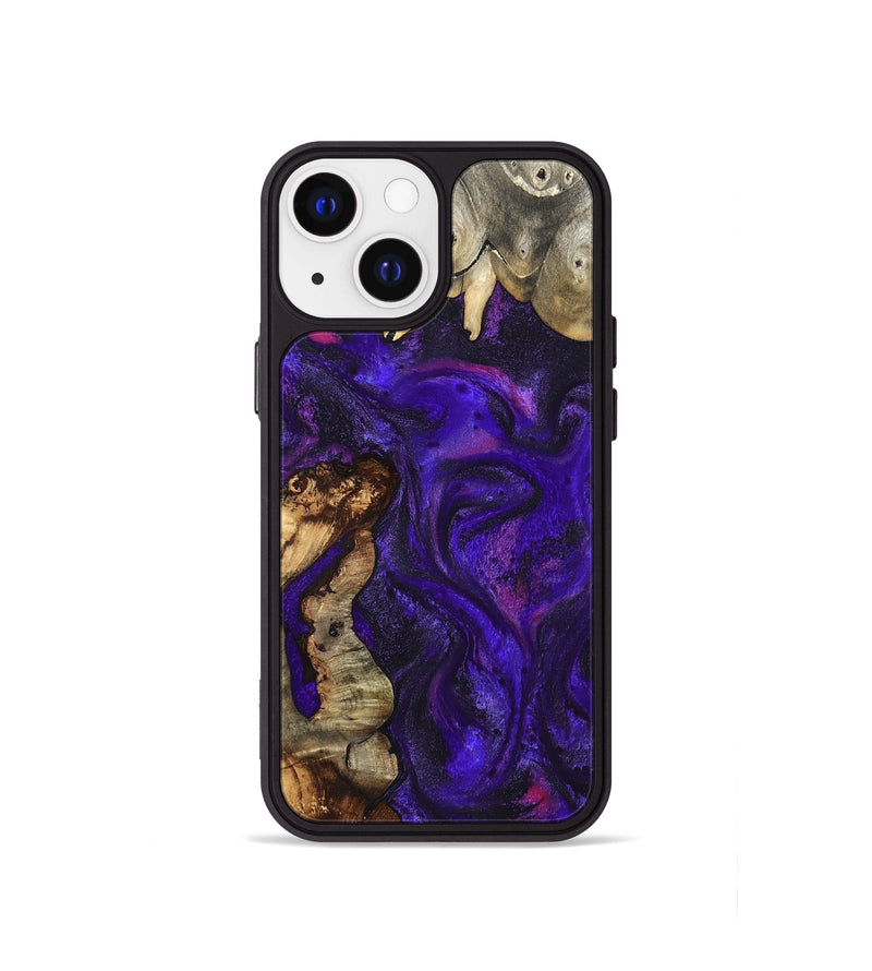 iPhone 13 mini Wood Phone Case - Deja (Purple, 827821)