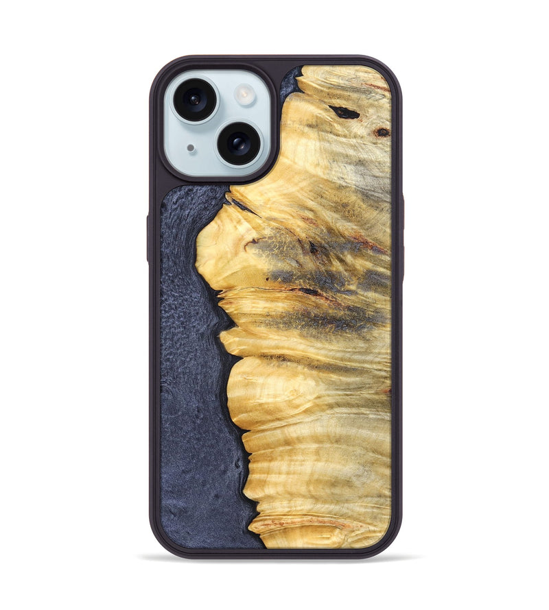 iPhone 15 Wood Phone Case - Levar (Wood Burl, 827825)
