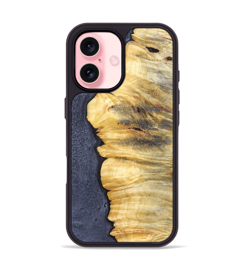 iPhone 16 Wood Phone Case - Levar (Wood Burl, 827825)