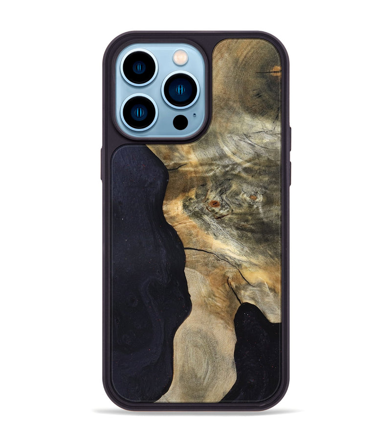 iPhone 14 Pro Max Wood Phone Case - Caryl (Wood Burl, 827827)