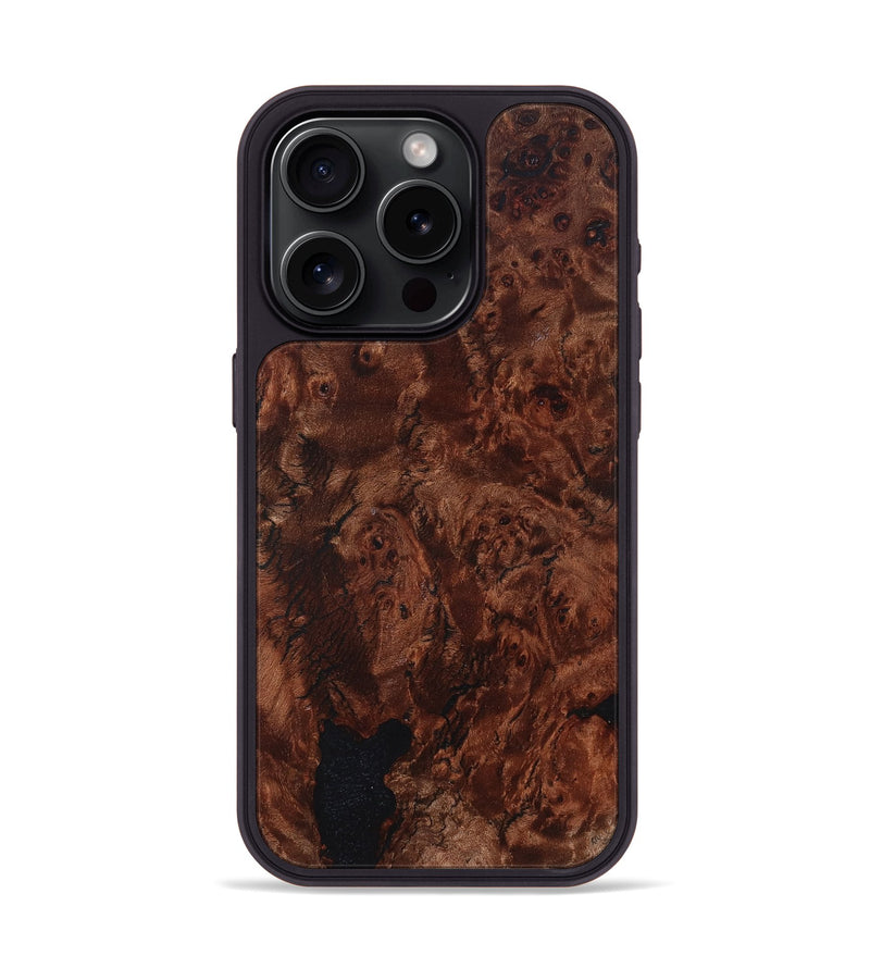 iPhone 15 Pro Wood Phone Case - Jovani (Wood Burl, 827828)