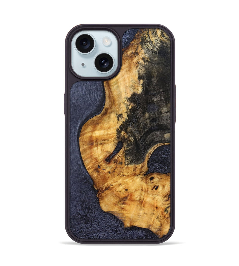 iPhone 15 Wood Phone Case - Ben (Wood Burl, 827829)