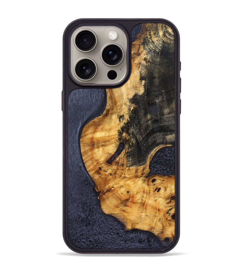 iPhone 15 Pro Max Wood Phone Case - Ben (Wood Burl, 827829)