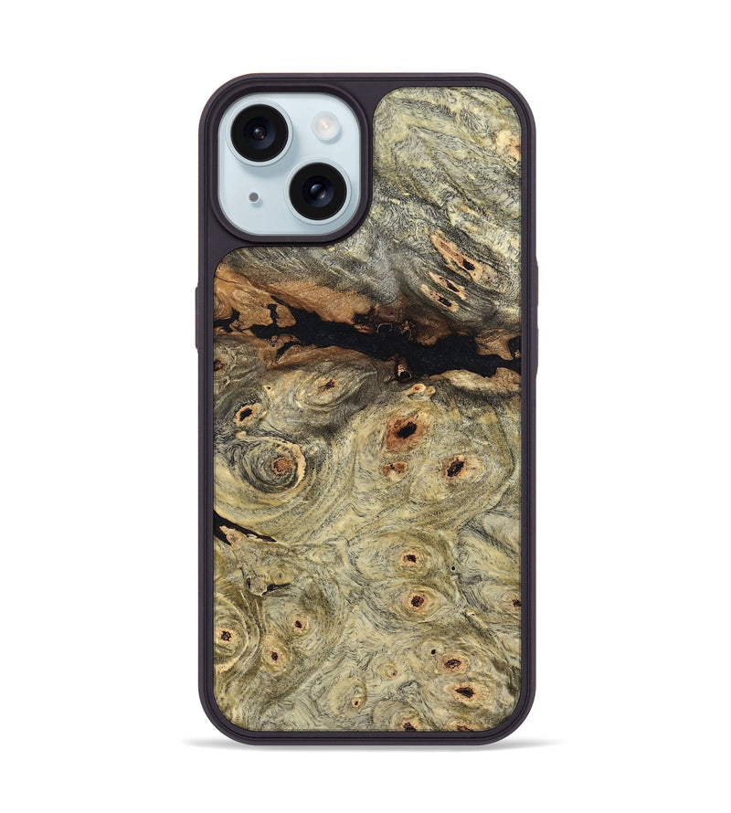 iPhone 15 Wood Phone Case - Soleil (Wood Burl, 827830)