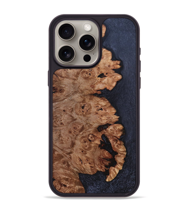 iPhone 15 Pro Max Wood Phone Case - Wash (Wood Burl, 827831)