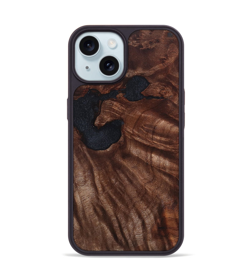 iPhone 15 Wood Phone Case - Eldred (Wood Burl, 827832)