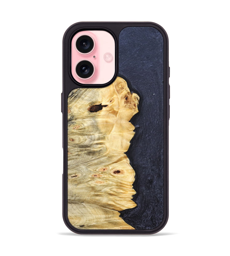 iPhone 16 Wood Phone Case - Aron (Wood Burl, 827833)
