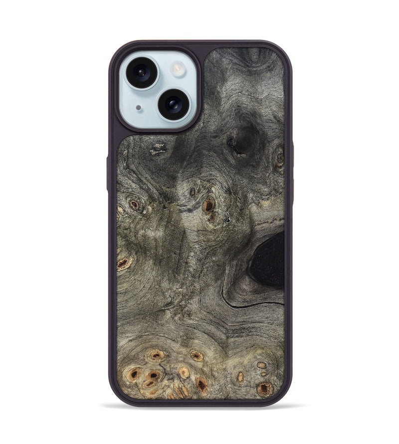 iPhone 15 Wood Phone Case - Adah (Wood Burl, 827835)