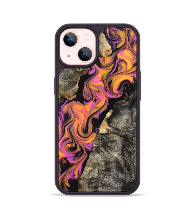 iPhone 14 Wood Phone Case - Grayce (Red, 827837)