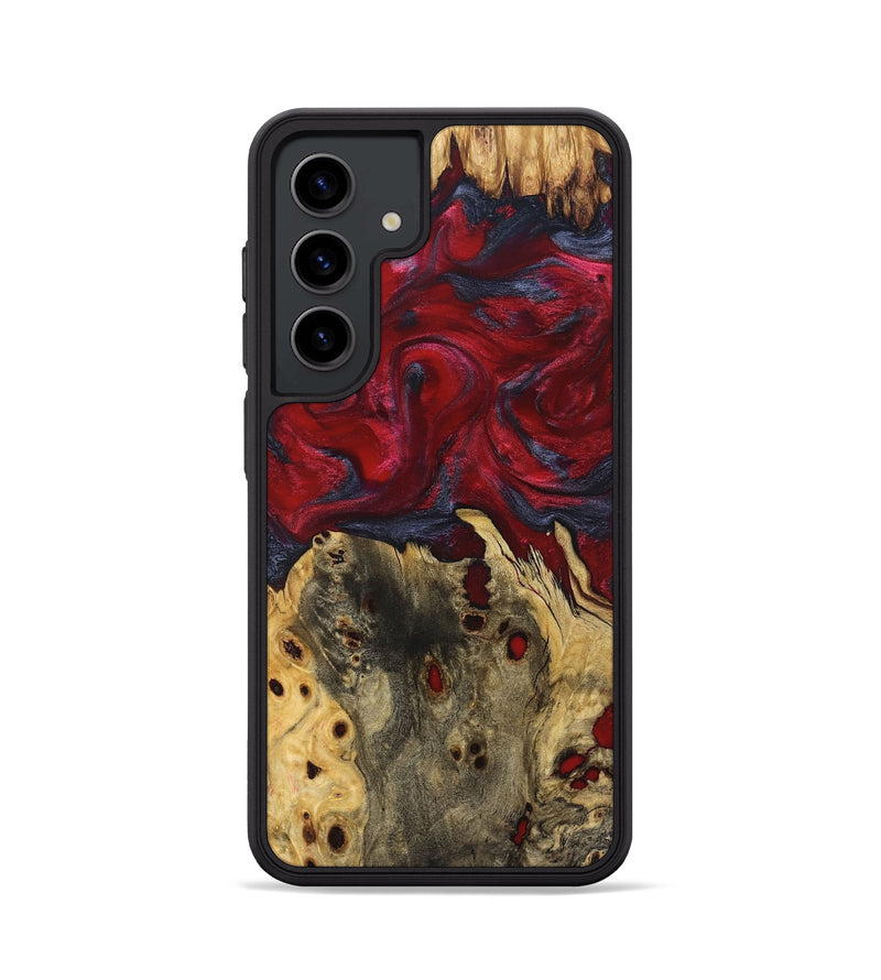 Galaxy S24 Wood Phone Case - Jeramy (Red, 827838)