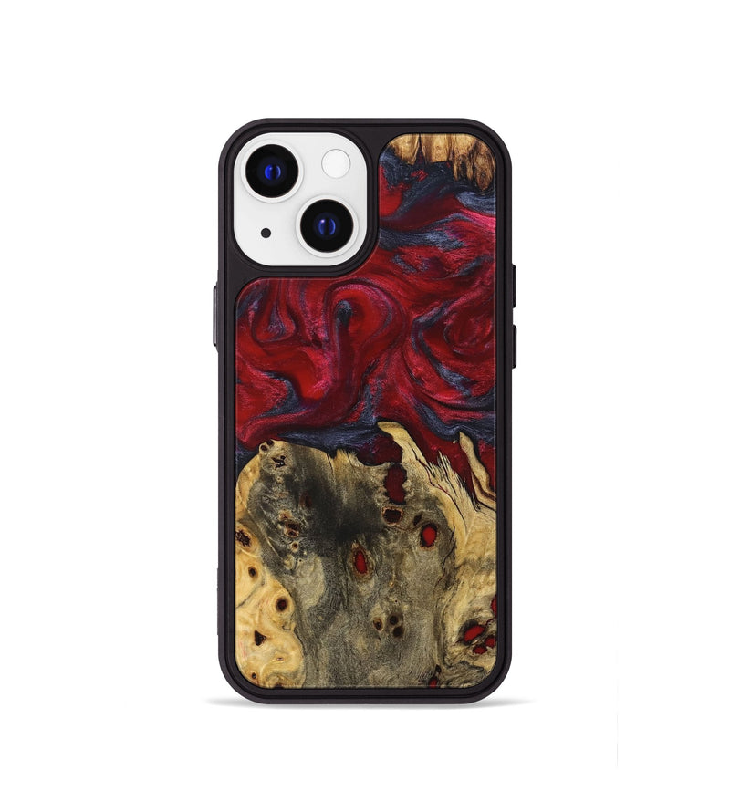 iPhone 13 mini Wood Phone Case - Jeramy (Red, 827838)