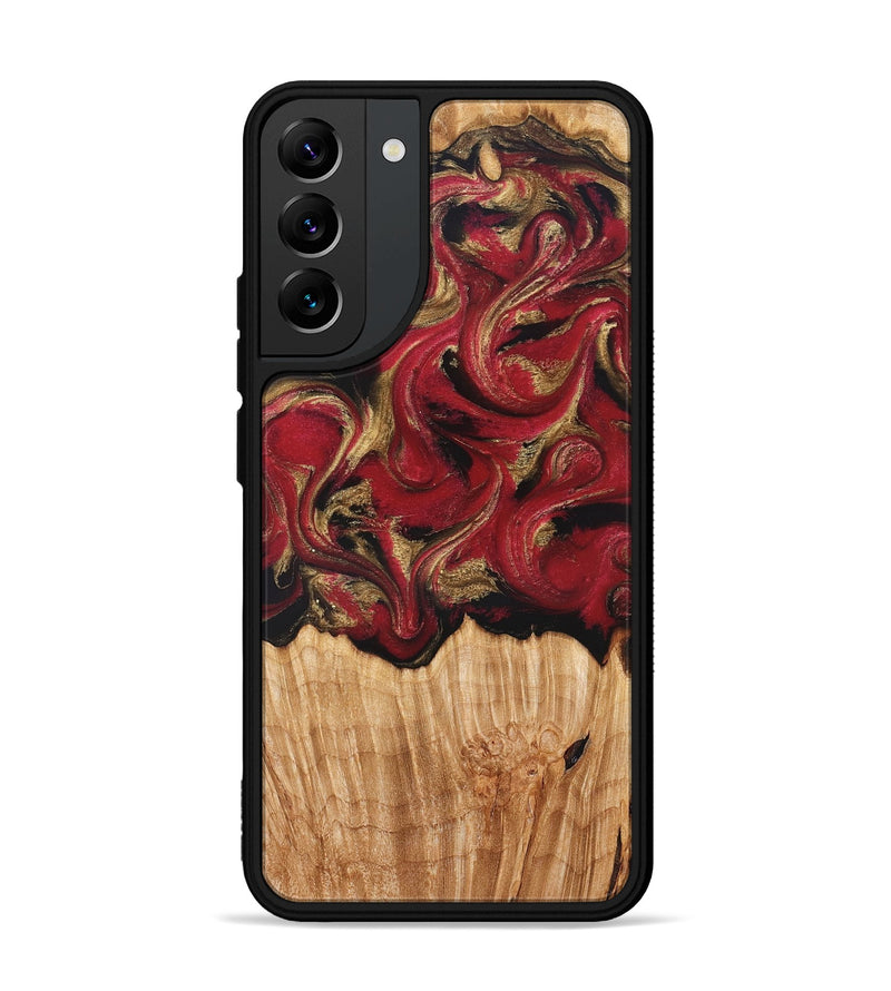 Galaxy S22 Plus Wood Phone Case - Nancy (Red, 827839)