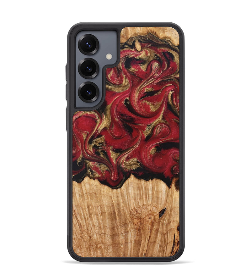 Galaxy S25 Plus Wood Phone Case - Nancy (Red, 827839)
