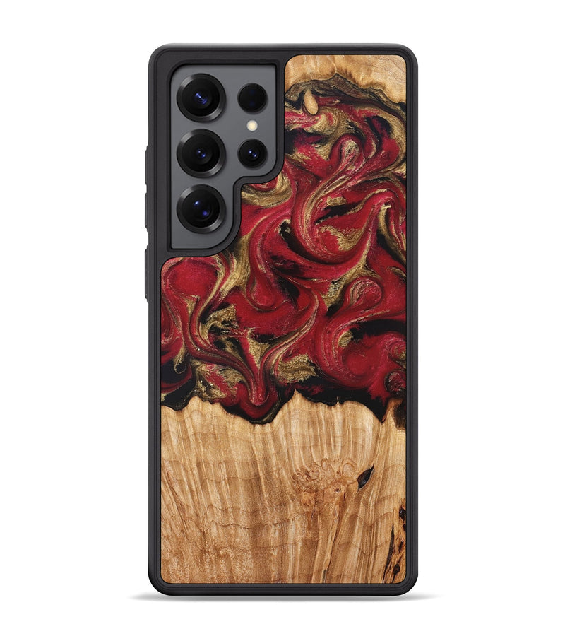 Galaxy S25 Ultra Wood Phone Case - Nancy (Red, 827839)