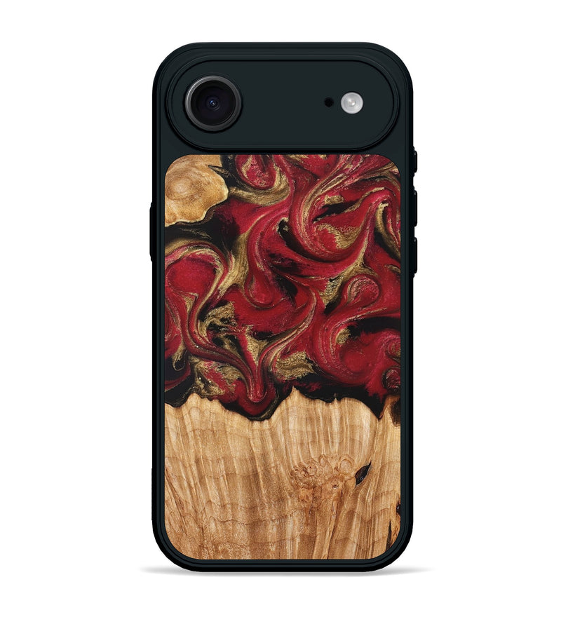 iPhone 17 Air Wood Phone Case - Nancy (Red, 827839)