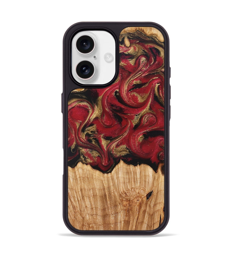 iPhone 17 Wood Phone Case - Nancy (Red, 827839)