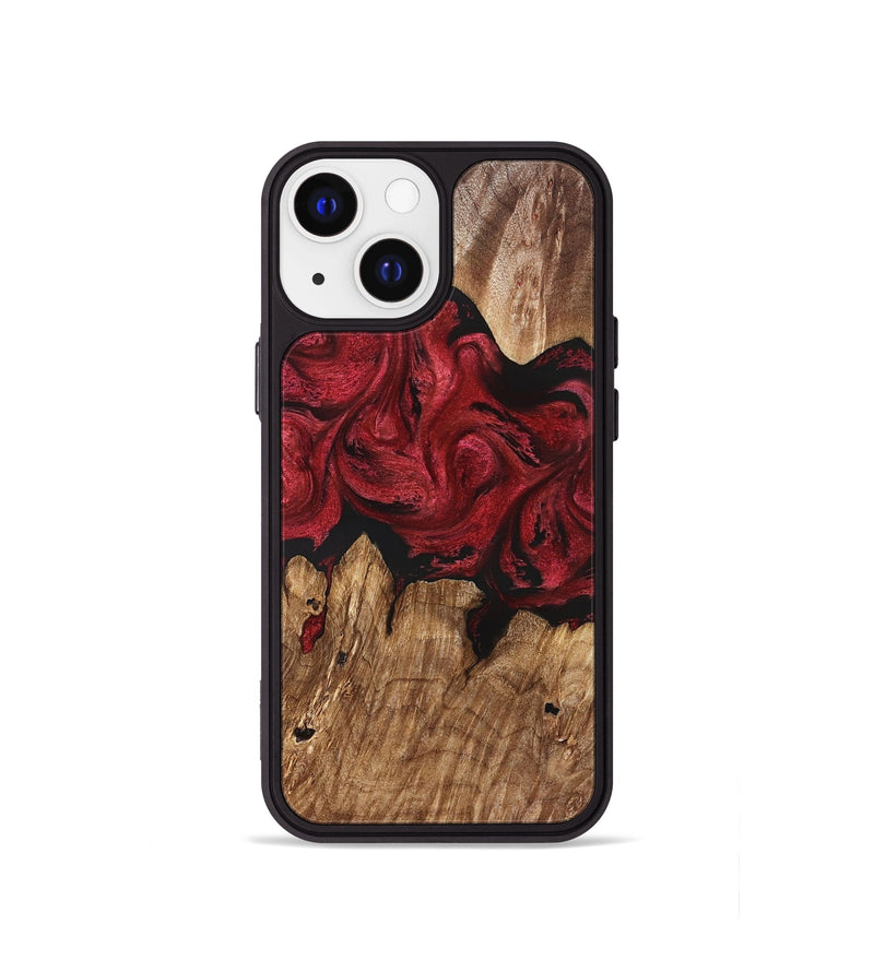 iPhone 13 mini Wood Phone Case - Rudy (Red, 827840)