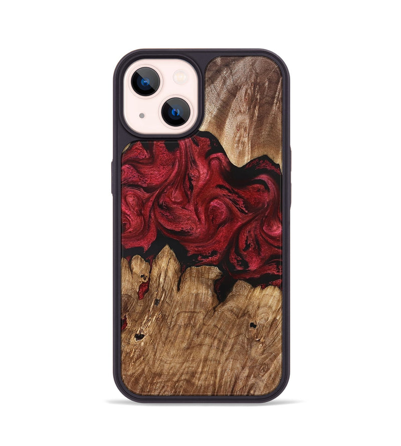 iPhone 14 Wood Phone Case - Rudy (Red, 827840)