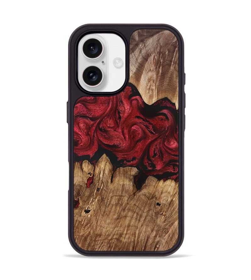 iPhone 17 Wood Phone Case - Rudy (Red, 827840)