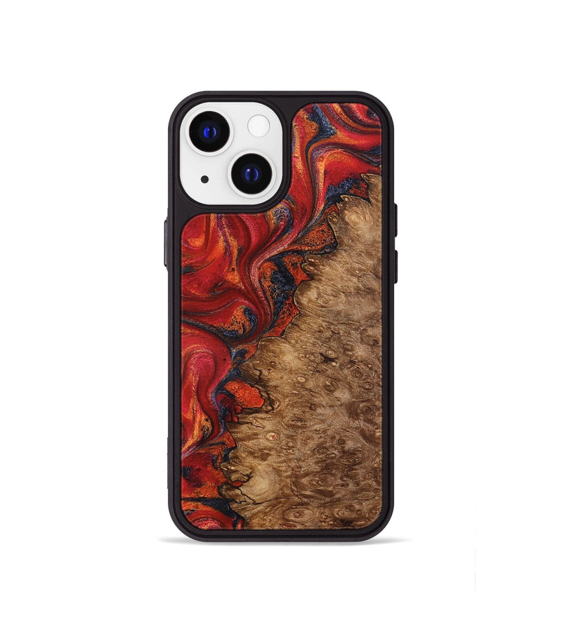 iPhone 13 mini Wood Phone Case - Kiarra (Red, 827841)