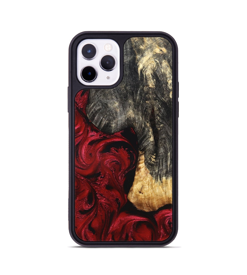 iPhone 11 Pro Wood Phone Case - Ashly (Red, 827842)