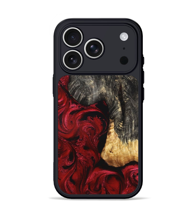 iPhone 17 Pro Wood Phone Case - Ashly (Red, 827842)