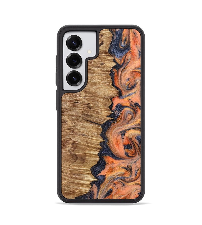 Galaxy S25 Wood Phone Case - Nylah (Red, 827843)