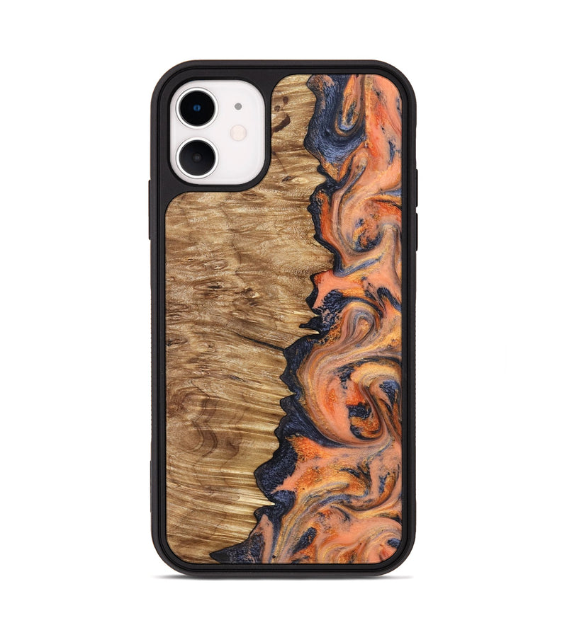 iPhone 11 Wood Phone Case - Nylah (Red, 827843)