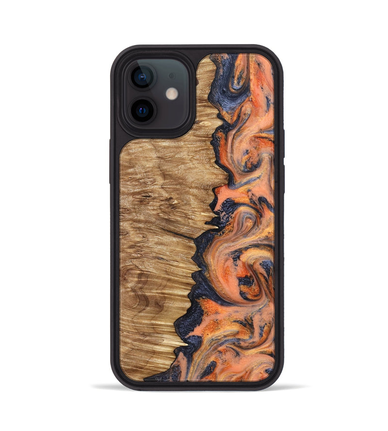 iPhone 12 Wood Phone Case - Nylah (Red, 827843)