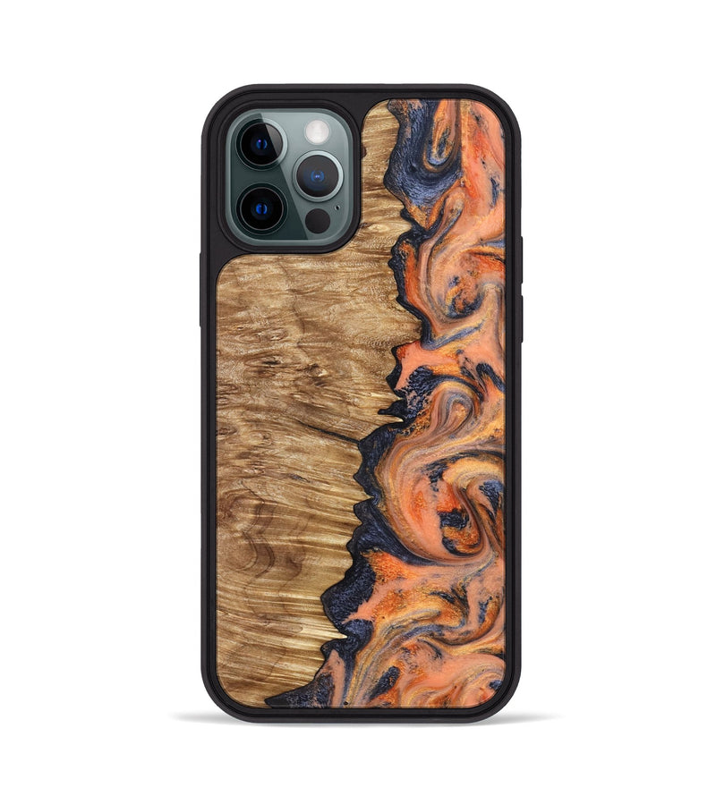 iPhone 12 Pro Wood Phone Case - Nylah (Red, 827843)