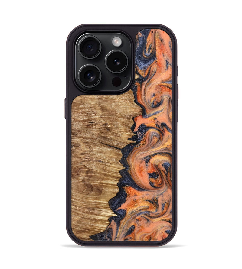 iPhone 15 Pro Wood Phone Case - Nylah (Red, 827843)