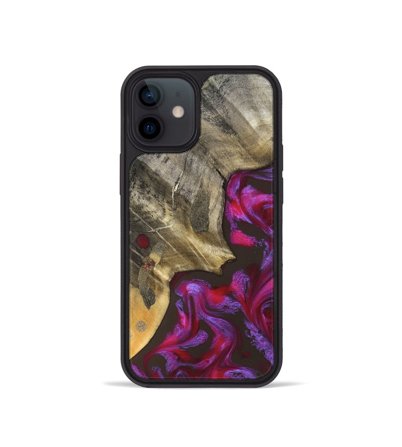 iPhone 12 mini Wood Phone Case - Beyonce (Red, 827844)