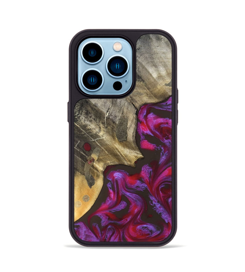 iPhone 14 Pro Wood Phone Case - Beyonce (Red, 827844)